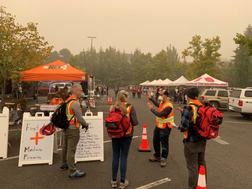 Assisting evacuees